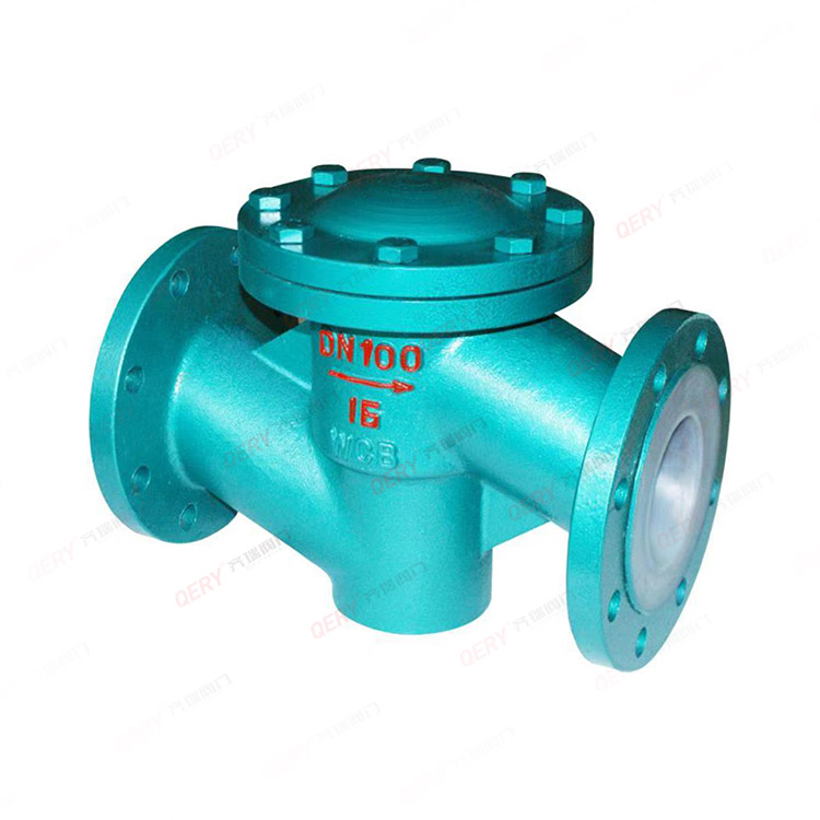 Fluorine lined valve series