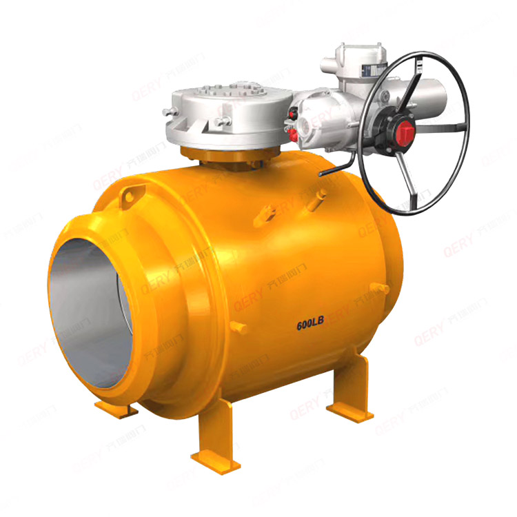 Electric fully welded ball valve