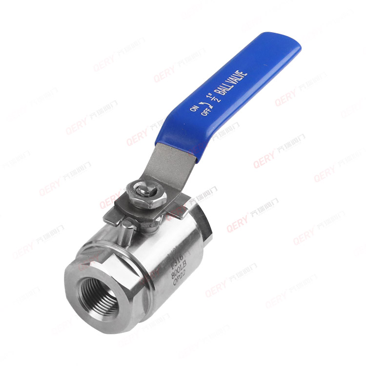 2PC Forged steel ball valve