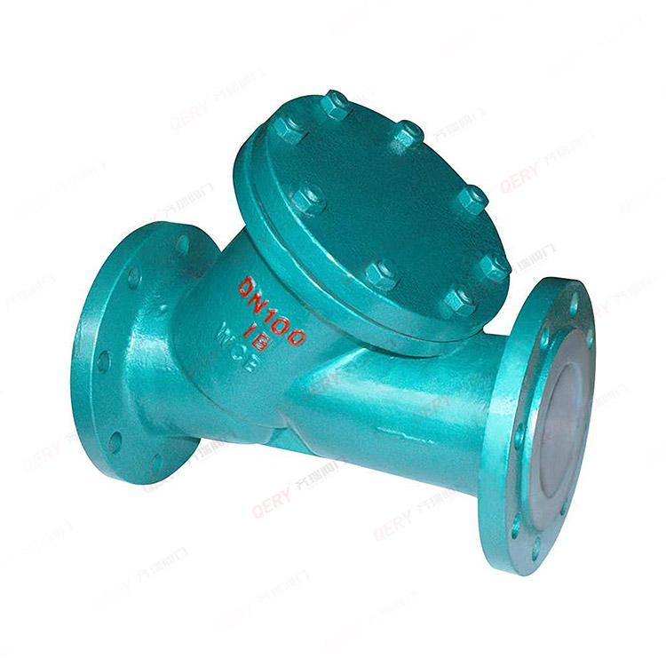 Fluorine lined valve series