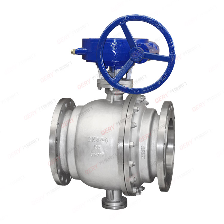 Fixed flange ball valve