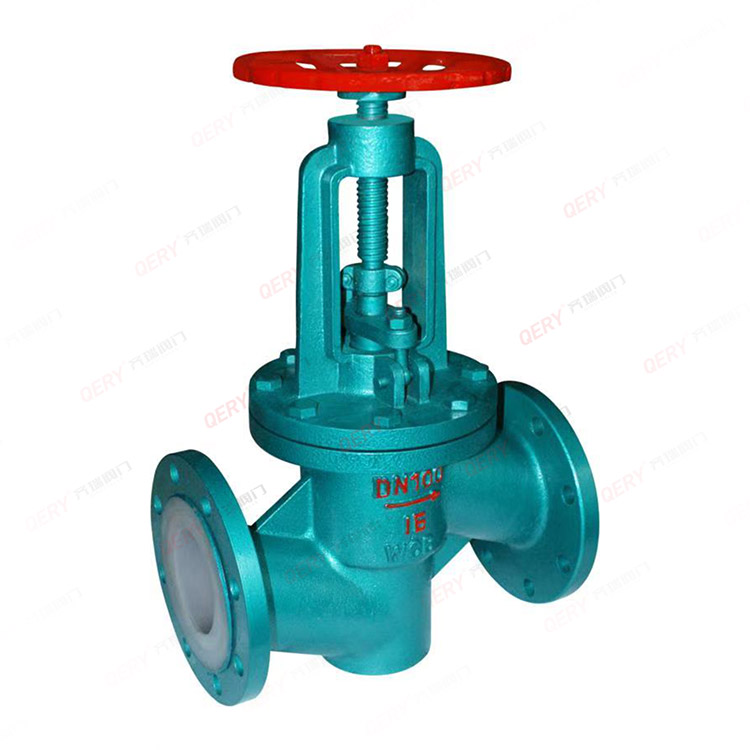 Fluorine lined valve series