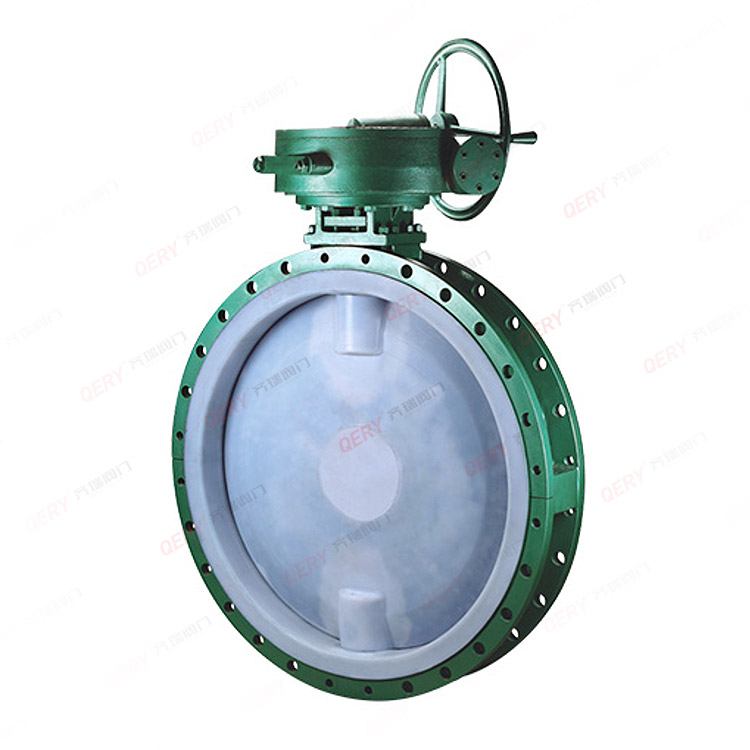 Fluorine lined valve series