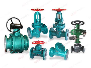 Fluorine lined valve series