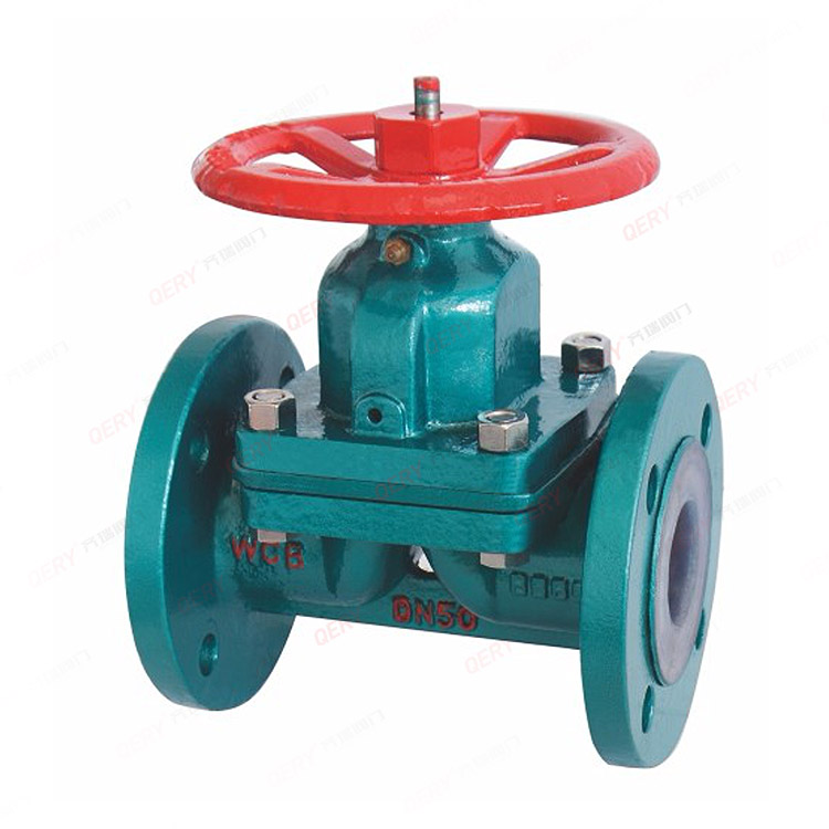 Fluorine lined valve series