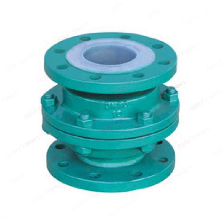 Fluorine lined valve series