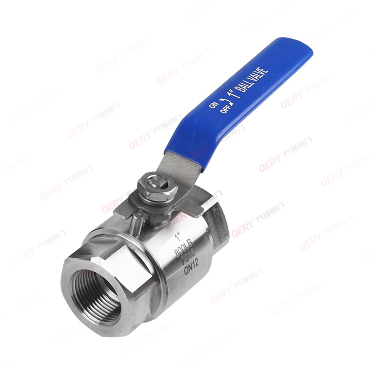 2PC Forged steel ball valve